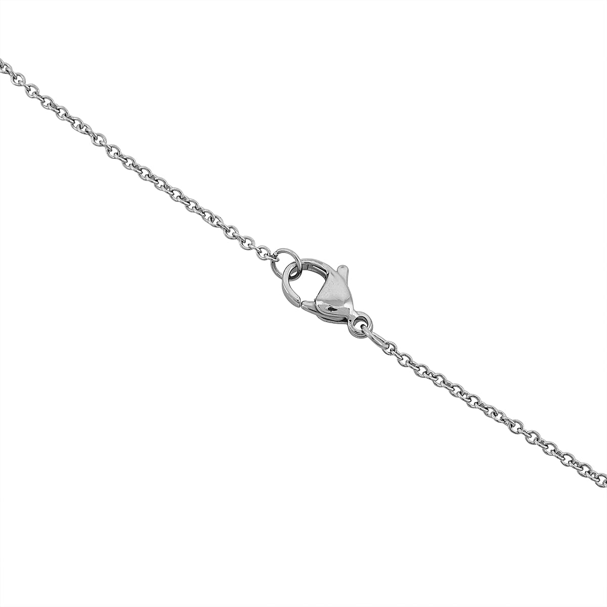 Lepidolite Pendant in Silvertone with Stainless Steel Necklace 36.00 ctw (20 Inches) image number 4