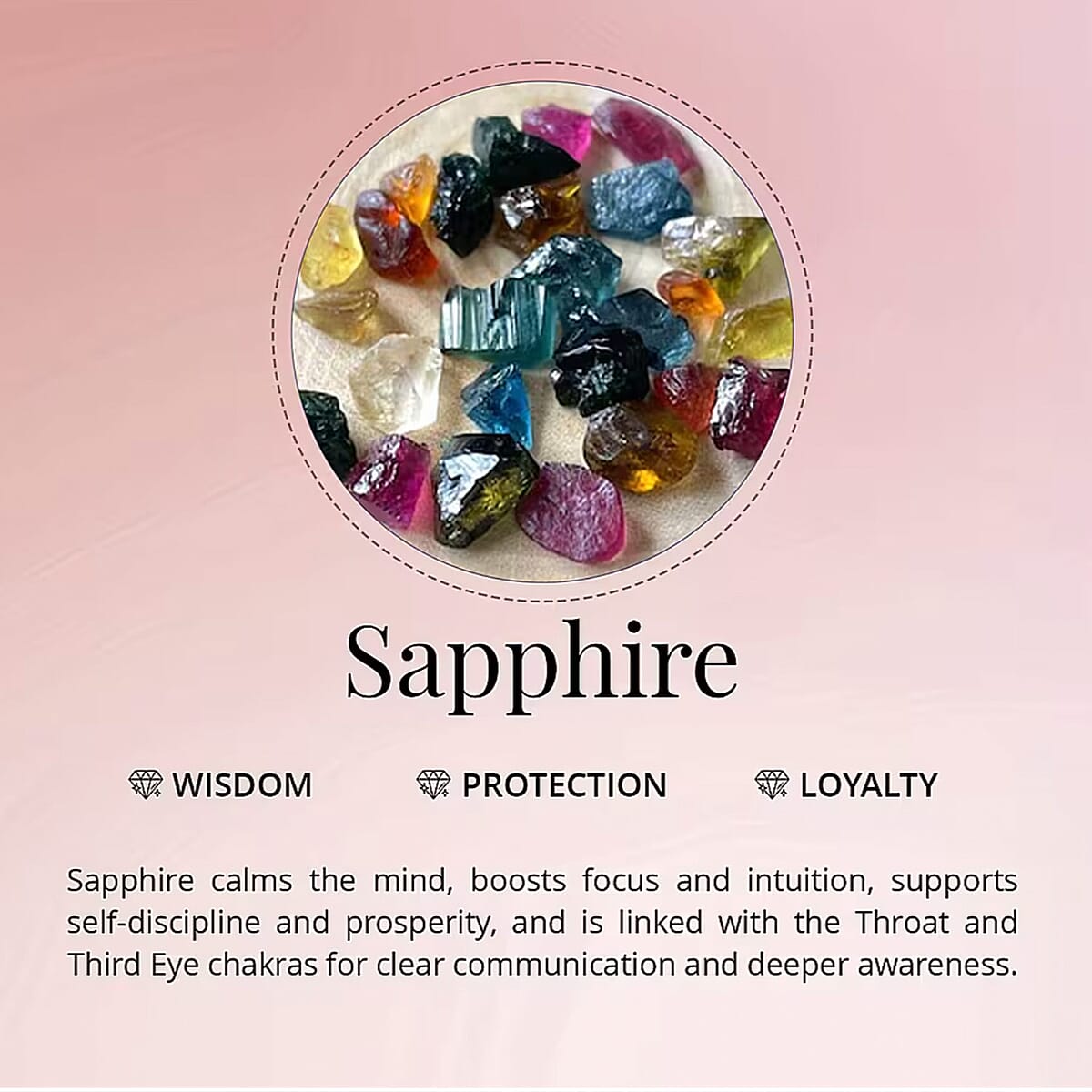 D'Joy Masoala Sapphire (D) and White Zircon 1.50 ctw Ring (Size 6) and Pendant Necklace 20 Inches in 18K Vermeil Yellow Gold and Rhodium Over Sterling Silver (Del. In 10-12 Days) image number 2