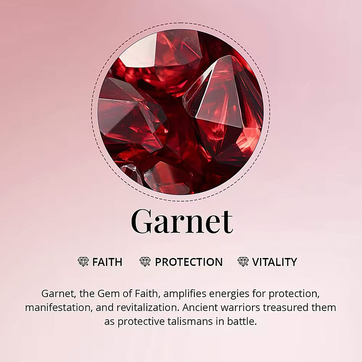 D'Joy Mozambique Garnet and White Zircon 1.28 ctw Ring (Size 5) and Pendant Necklace 20 Inches in 18K Vermeil Yellow Gold and Rhodium Over Sterling Silver (Del. In 10-12 Days) image number 3