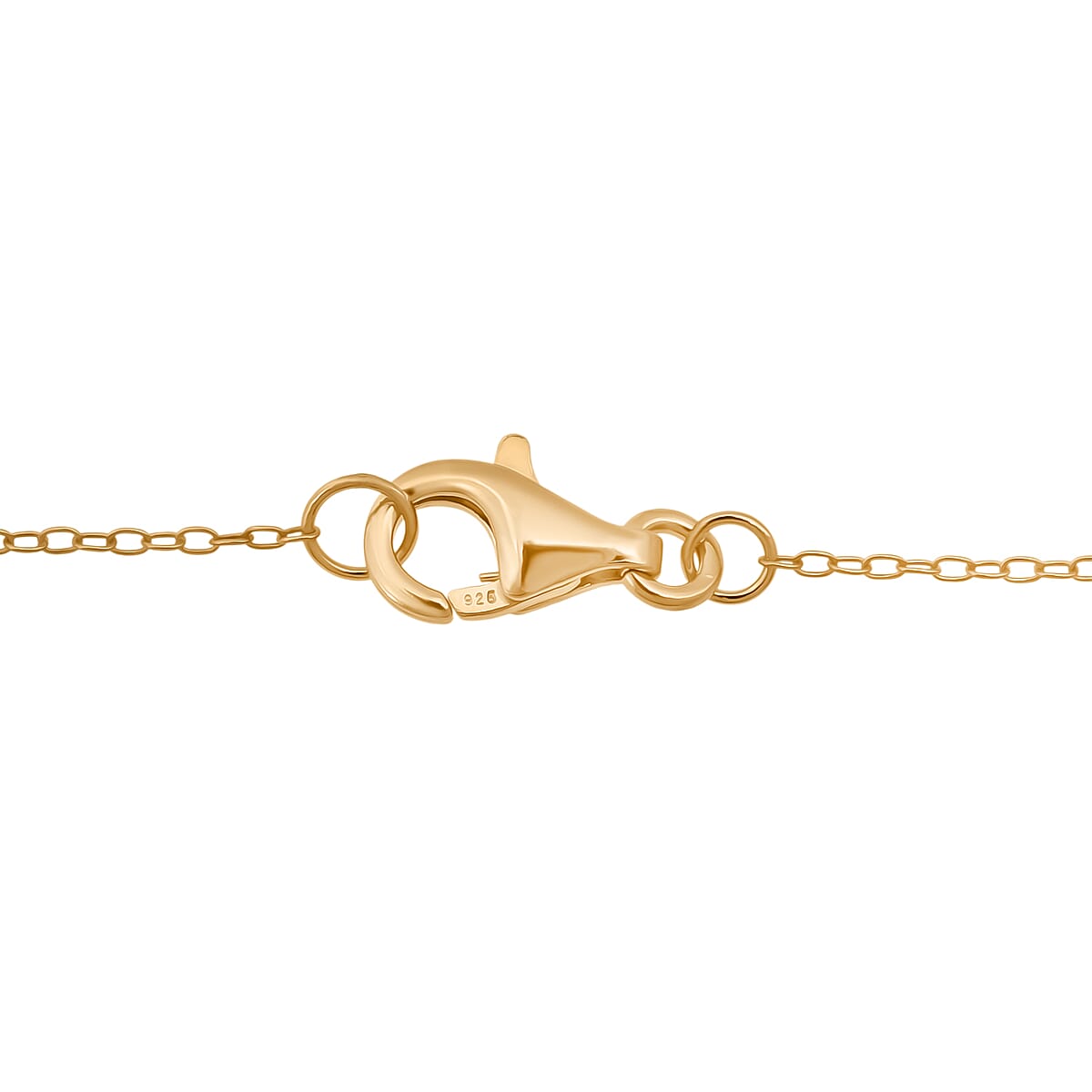 D'Joy Premium Ambanja Demantoid Garnet and Multi Gemstone 1.50 ctw Evergreen Flame Halo Pendant Necklace in 18K Vermeil Yellow Gold Over Sterling Silver 20 Inches  image number 5