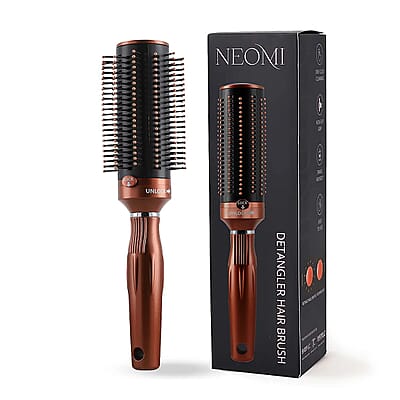 Set of 2 Brown and Blue Neomi Portable Easy Clean Rotating Comb