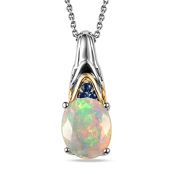 Ethiopian Welo Opal & Ceylon Blue Sapphire - Product card gallery slide 1 (10176724926777)