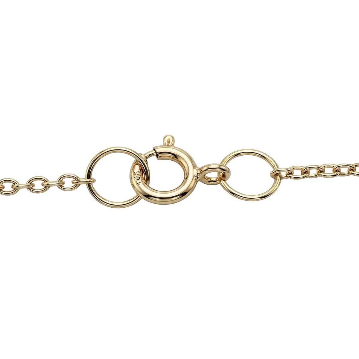 Luxoro AAA Mozambique Ruby, Diamond Pendant Necklace in 10K Yellow Gold 3.30 ctw (18 Inches) image number 5