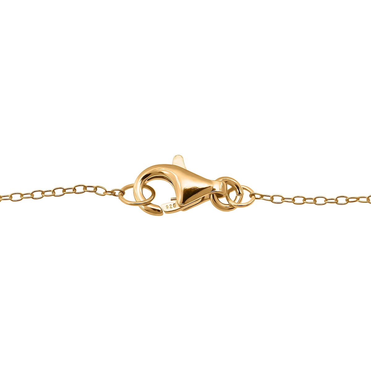 D'Joy Mozambique Ruby, Moissanite Pendant Necklace in 18K Vermeil YG Over Sterling Silver 2.10 ctw (20 Inches) image number 5