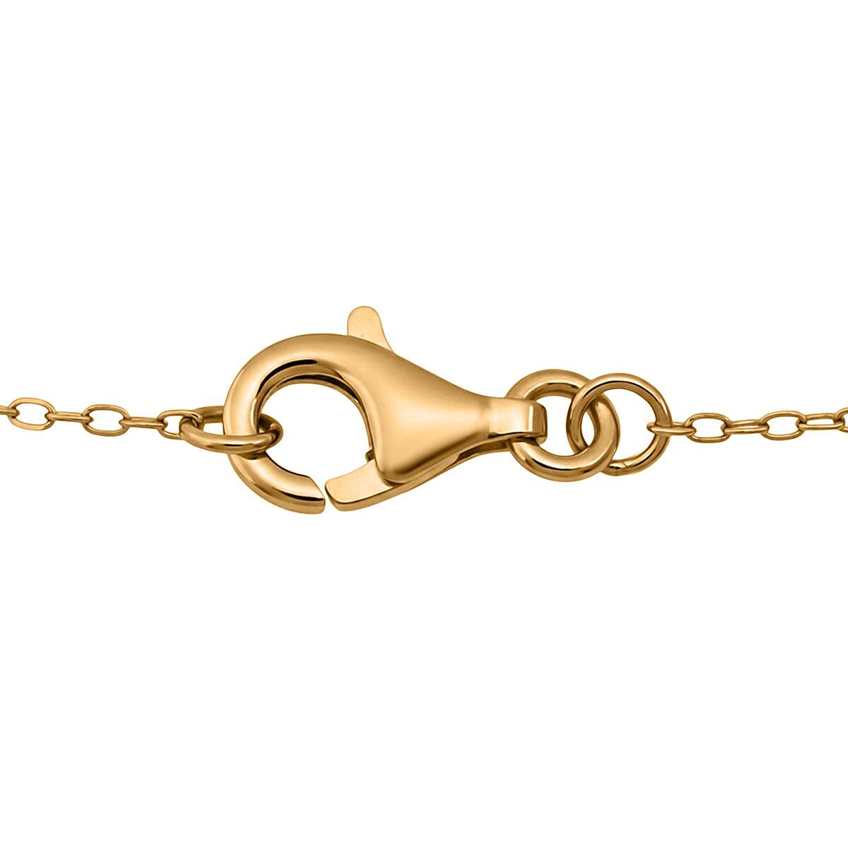 D'Joy Mozambique Ruby, Moissanite Pendant Necklace in 18K Vermeil YG Over Sterling Silver 1.00 ctw (20 Inches) image number 5