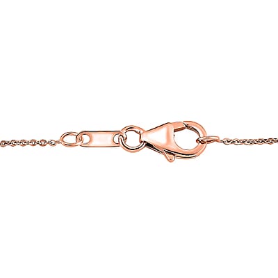 Luxuriant Lab Grown Diamond G-H, SI 1.00 ctw Pendant Necklace in 18K Vermeil Rose Gold Over Sterling Silver 20 Inches