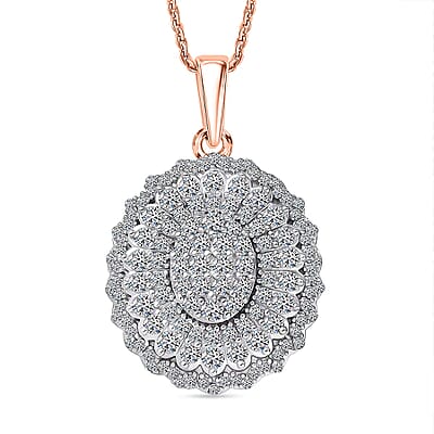 E-F VS / Rose Gold Over Sterling Silver - Product card gallery slide 1 (10176725614905)