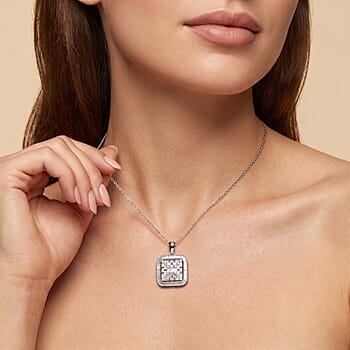 Rhodium Over Sterling Silver - Product card gallery slide 4 (10176726597945)