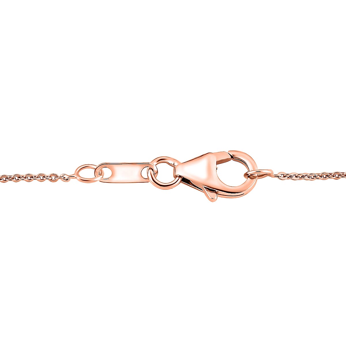 D'Joy Natural Pink and White Diamond (I3) 0.40 ctw Eternal Faith Cross Pendant Necklace in 18K Vermeil Rose Gold Over Sterling Silver 20 Inches image number 5