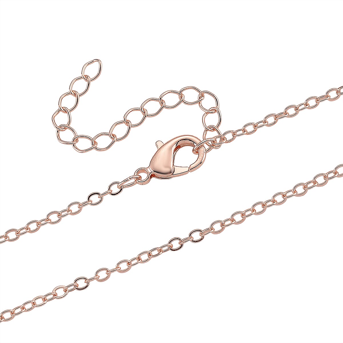 3 Piece Set - Champagne Austrian Crystal Heart Bracelet (7.50In), Earrings and Necklace (20-22 Inches) in Goldtone image number 6