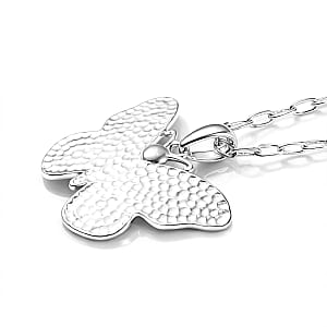 D'Joy Passport to Israel Living Creature Pendant Necklace in Sterling Silver 4.80 Grams 20 Inches