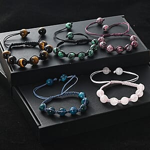  Set of 5 -  Stone Bracelet 375.00 375.00 ctw