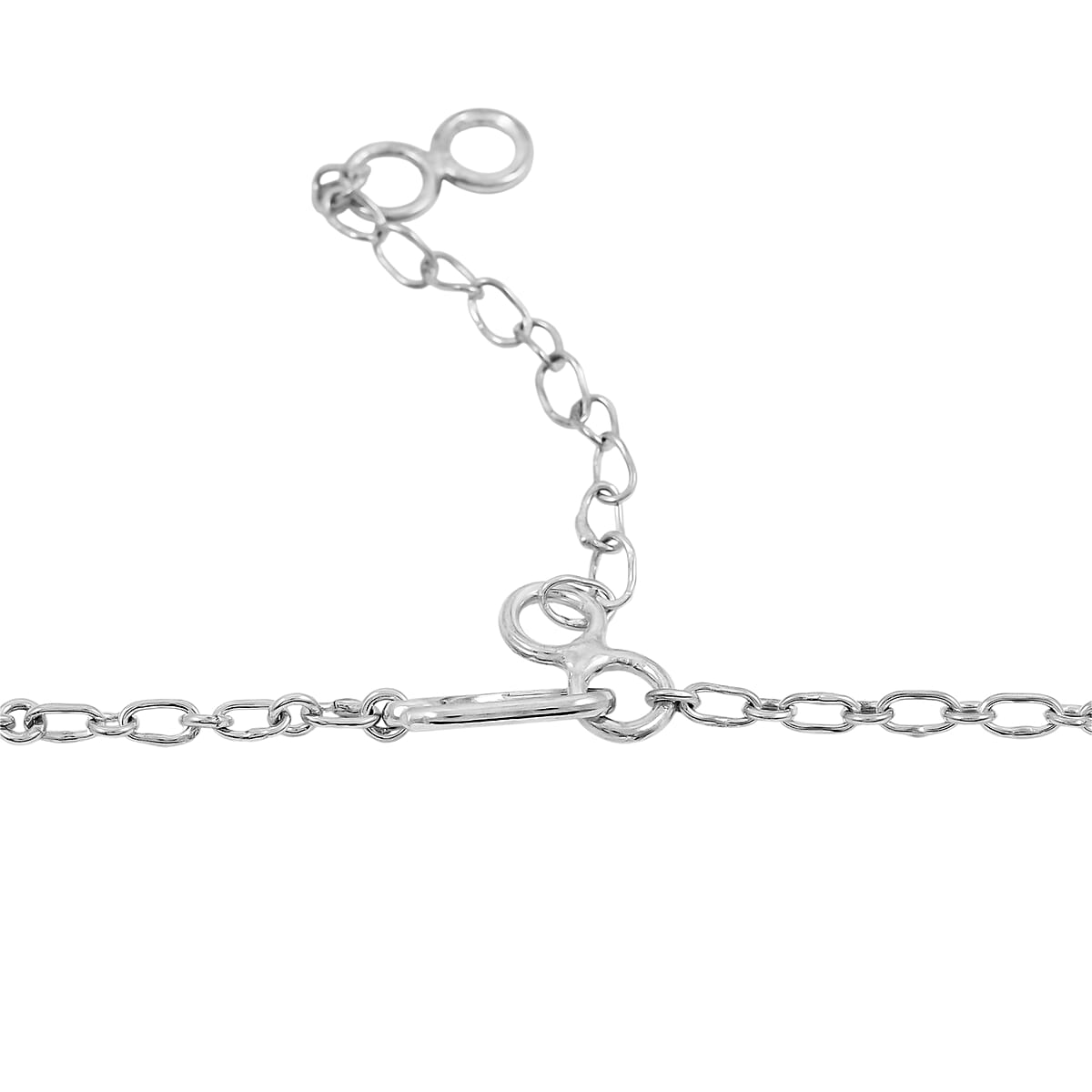 Santa Fe Style Kingman Turquoise 73.00 ctw Necklace (20 Inches) and Earrings in Sterling Silver image number 4