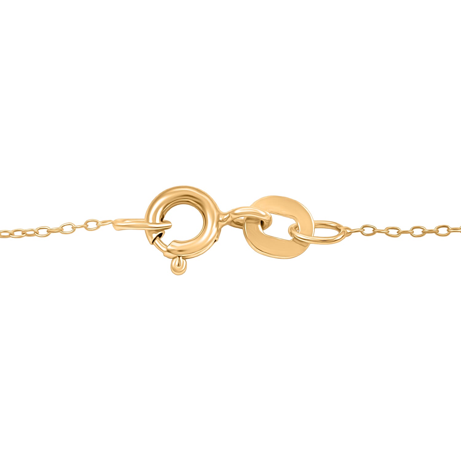 Cross Pendant Necklace in 14K YG Over Sterling Silver 3.40 Grams 18 Inches