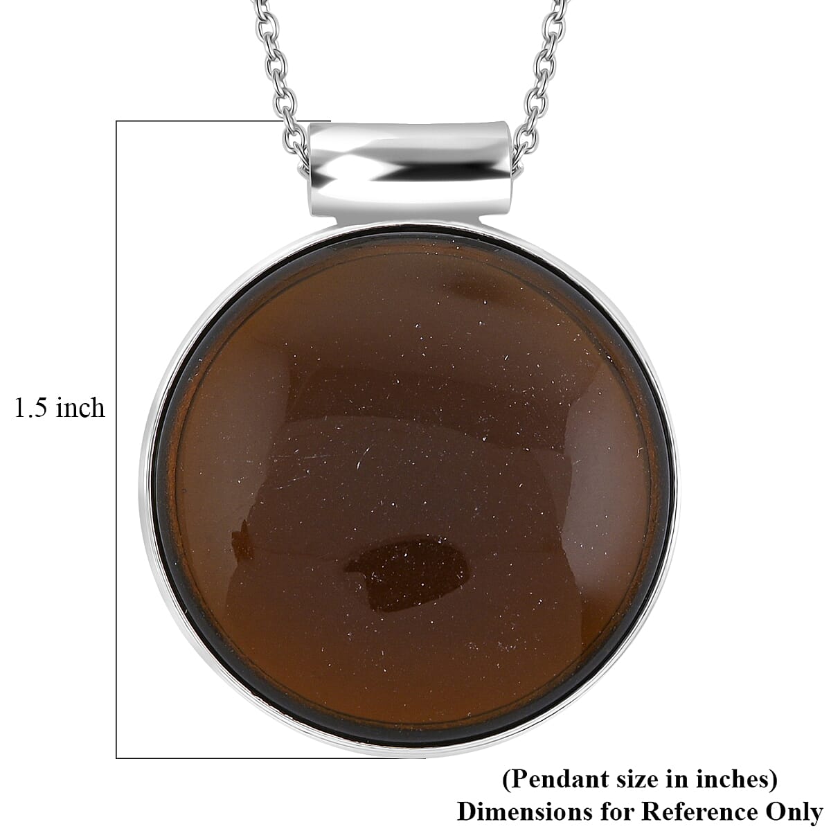 Brazilian Smoky Quartz 46.00 ctw Flower Pendant in Silvertone with Stainless Steel Necklace (20 Inches) image number 5