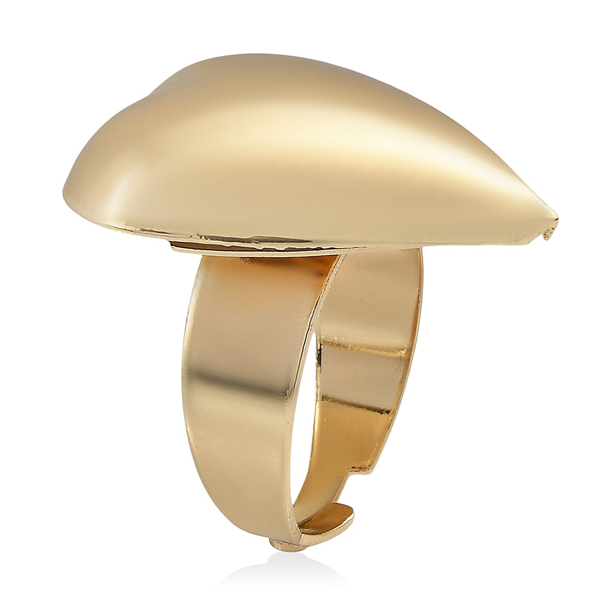  4 Piece Set -  Bangle and Necklace and Ring and Earring Pure Yellow Brass image number 10