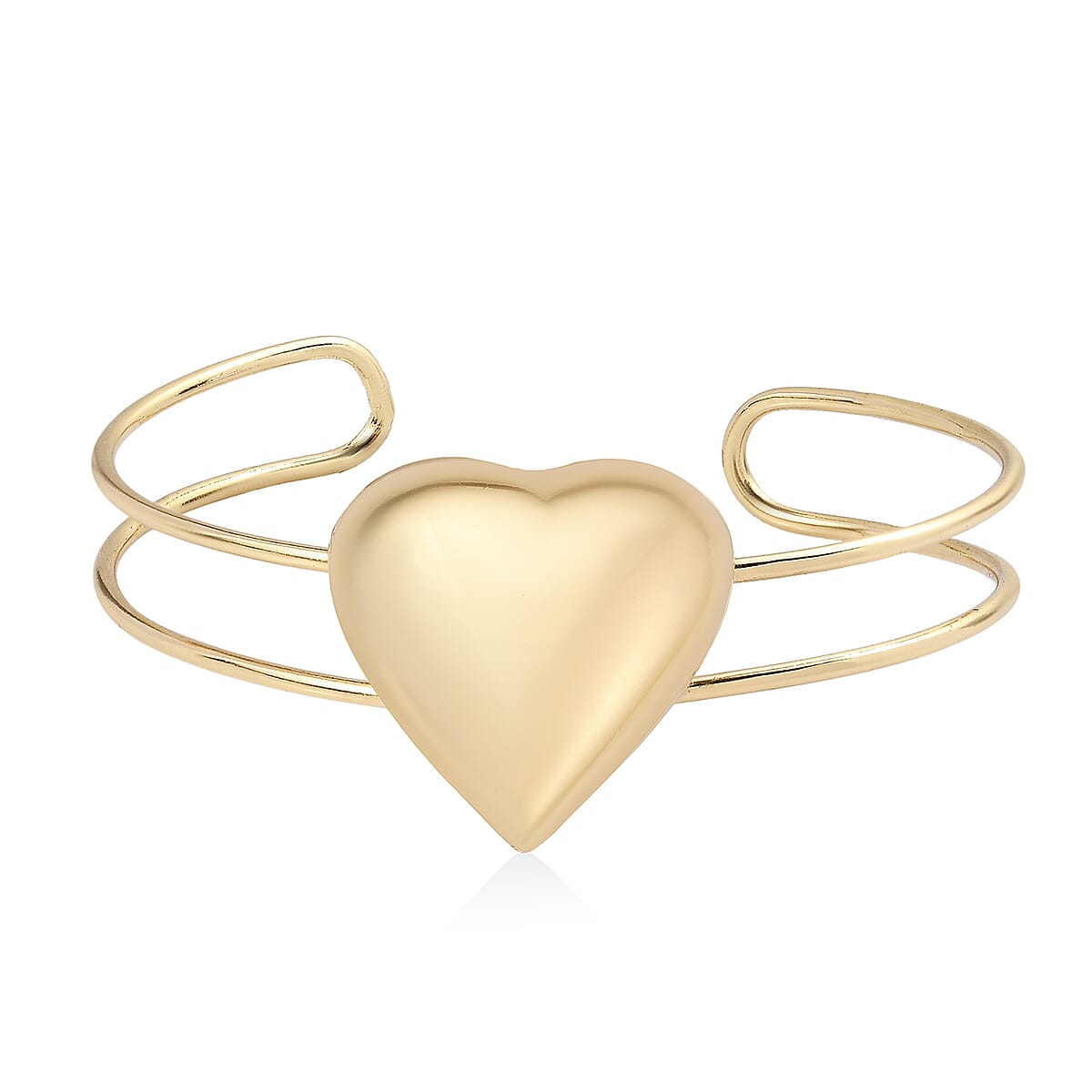  4 Piece Set -  Bangle and Necklace and Ring and Earring Pure Yellow Brass image number 12