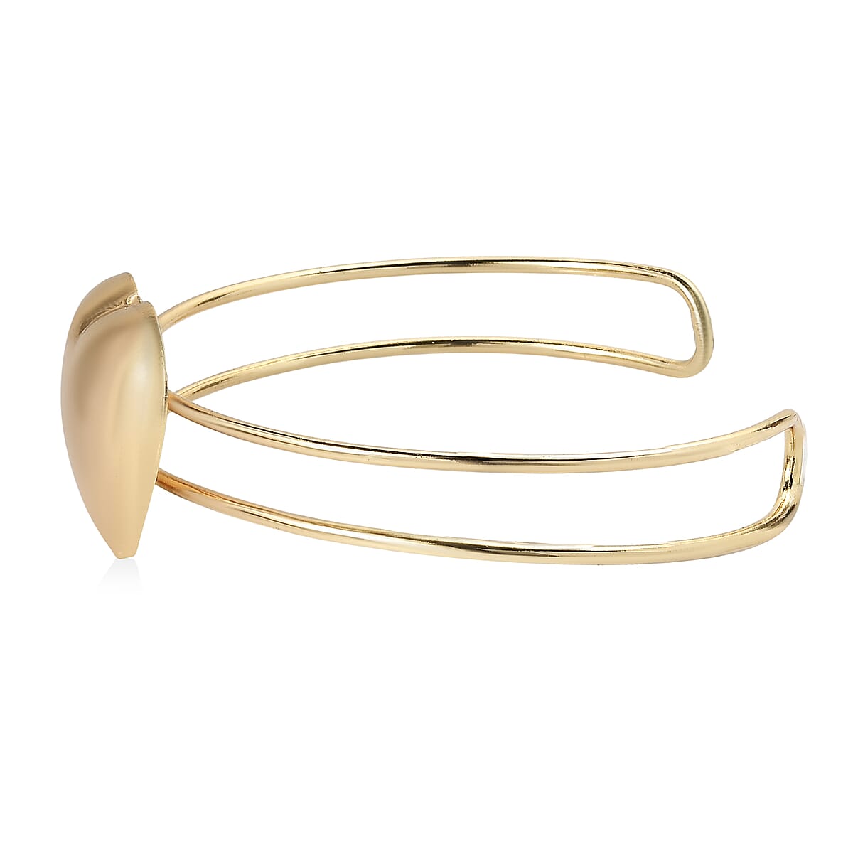  4 Piece Set -  Bangle and Necklace and Ring and Earring Pure Yellow Brass image number 13