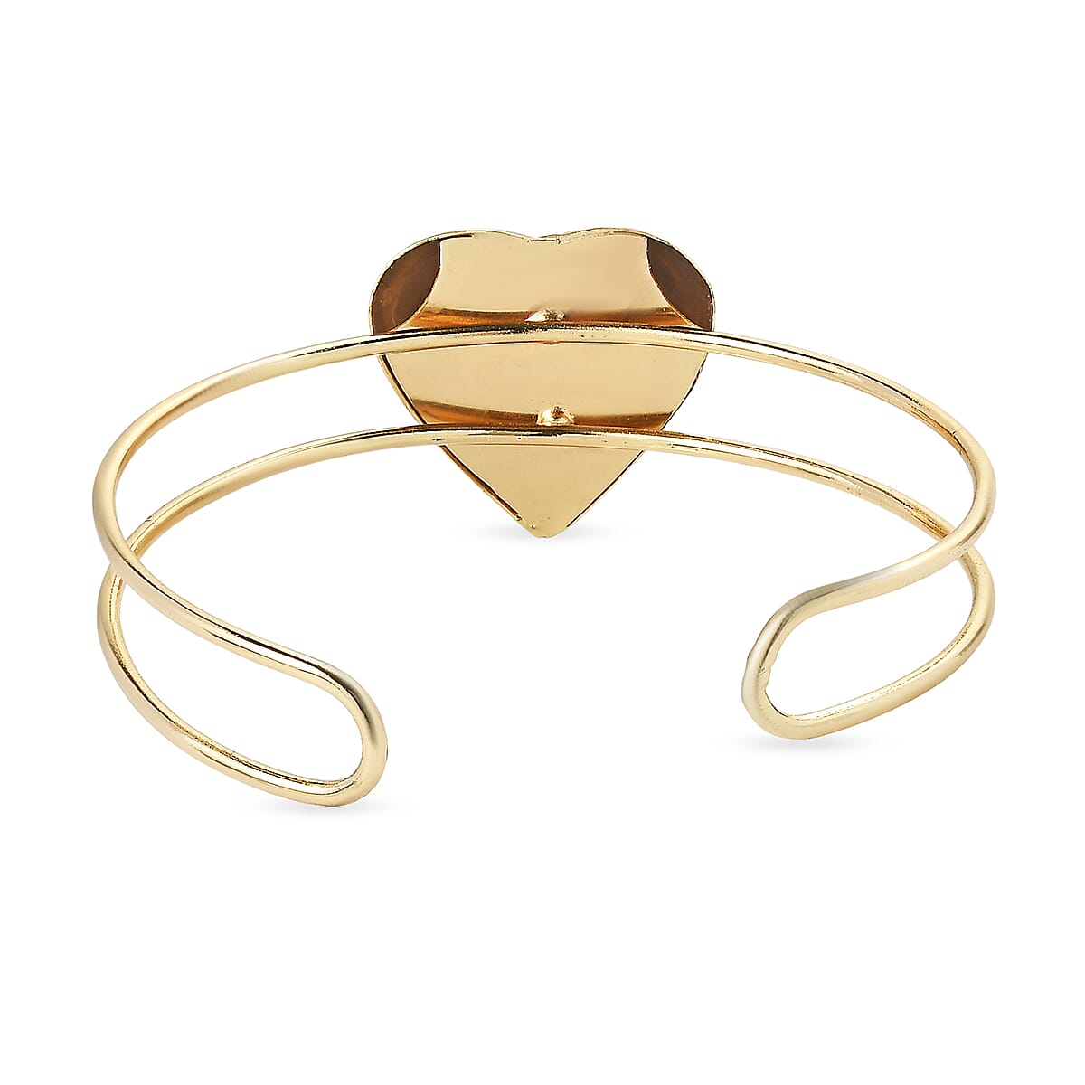  4 Piece Set -  Bangle and Necklace and Ring and Earring Pure Yellow Brass image number 14