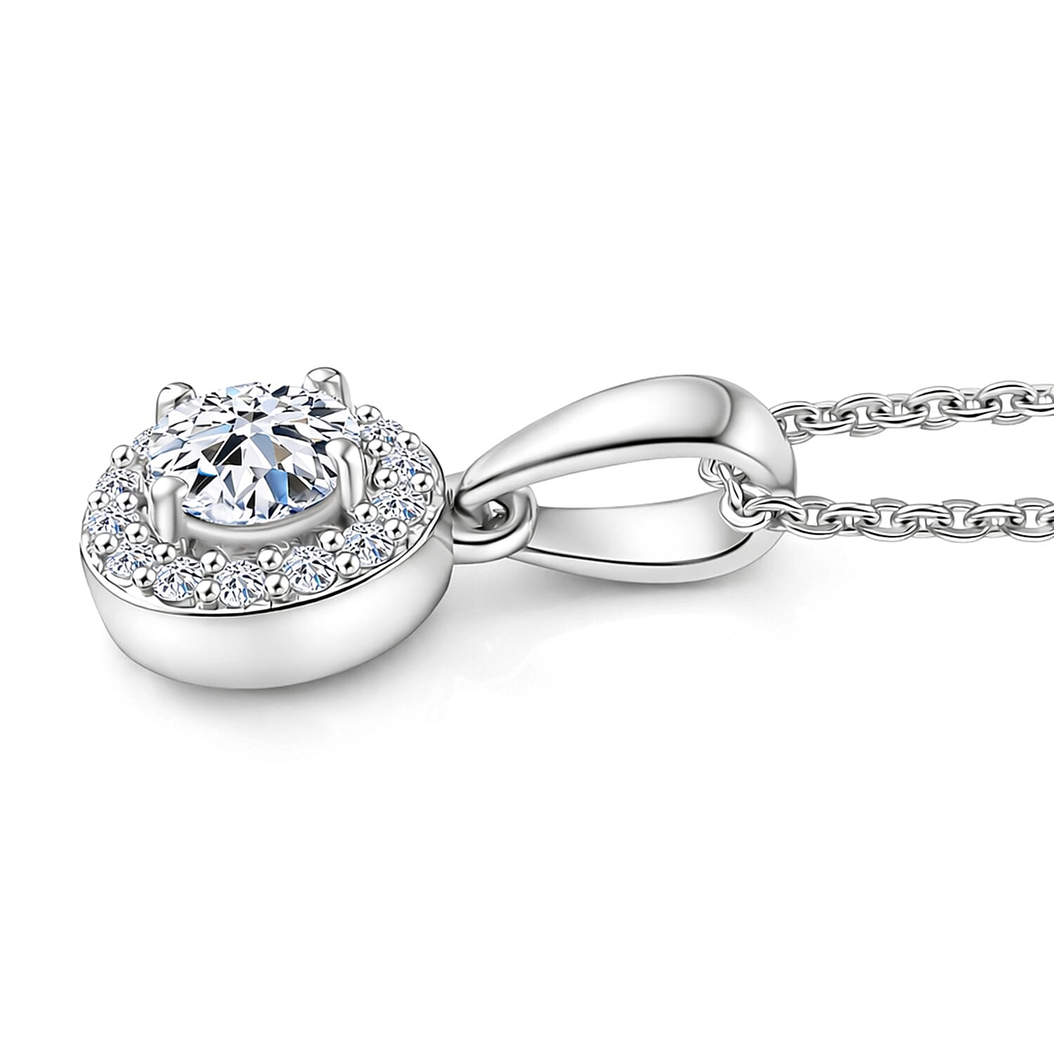 Rhodium Over Sterling Silver - Product card gallery slide 4 (9450087973119)