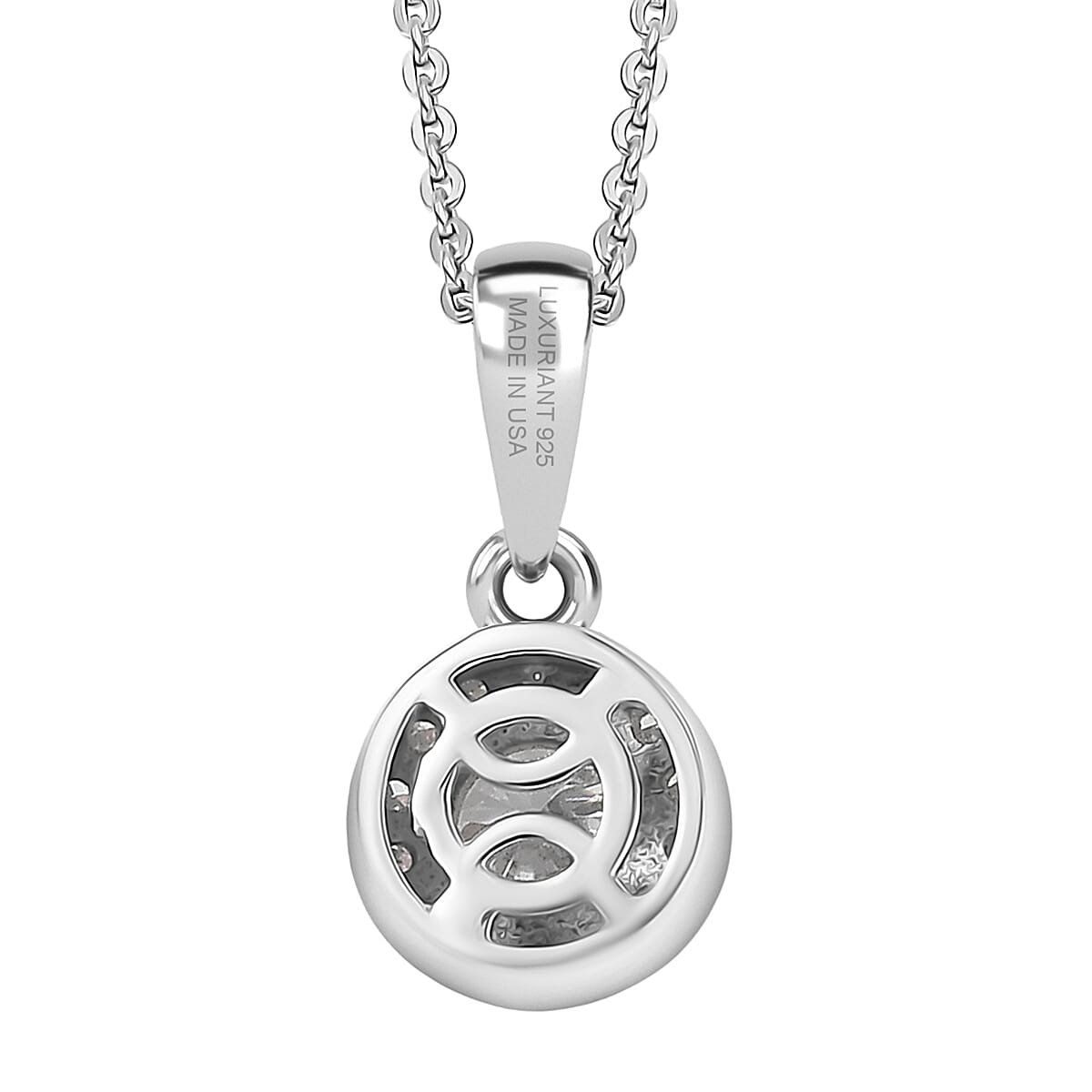 Luxuriant Lab Grown Diamond G-H SI 0.50 ctw Pendant Necklace in 18K Vermeil Yellow Gold Over Sterling Silver 20 Inches  image number 4