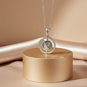 D'Joy Eagle Pendant Necklace in Rhodium Over Sterling Silver 7.50 Grams 20 Inches 