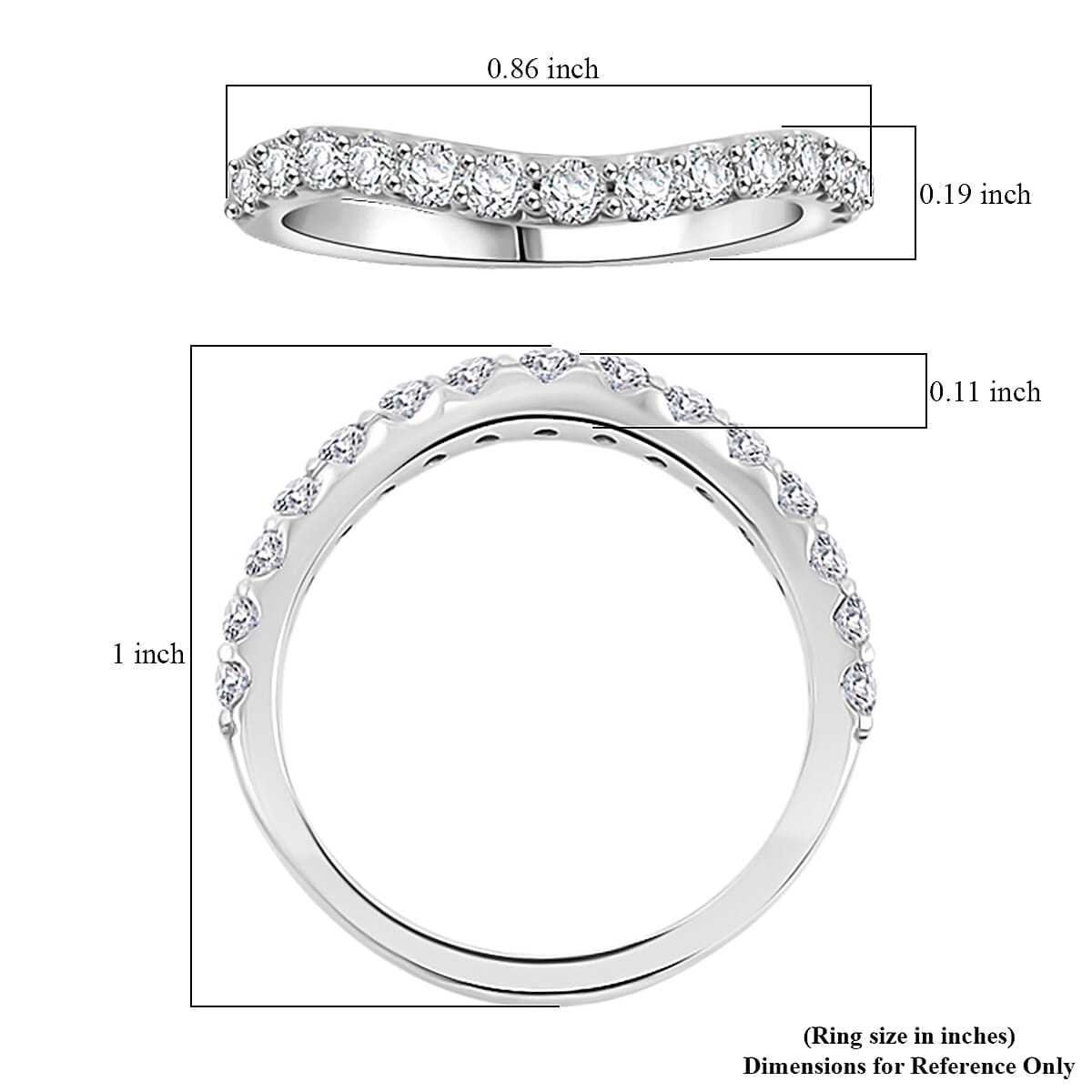  14K White Gold Luxuriant Lab Grown Diamond (VS) Set of 3 Ring (Size 8.0) (9.34 g) 4.88 ctw image number 6