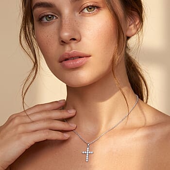 Rhodium Over Sterling Silver - Product card gallery slide 2 (10294652076345)