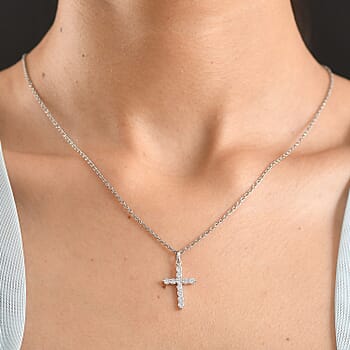 Rhodium Over Sterling Silver - Product card gallery slide 3 (10294652076345)