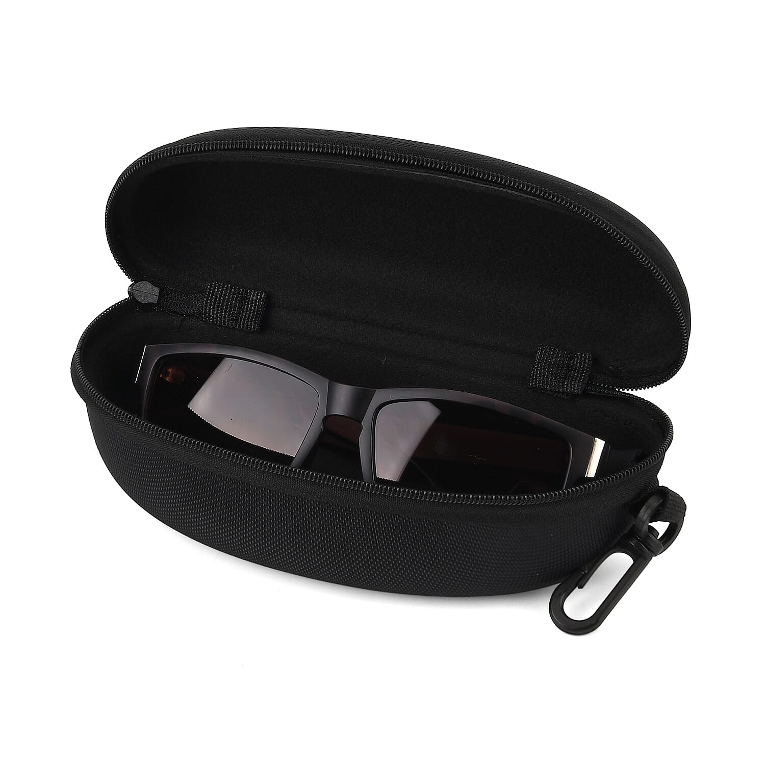 Ankur Treasure Chest La Marey Gradient Tea Brown UV400 Sunglasses and Snowflake Design Resin Crystal Hat
