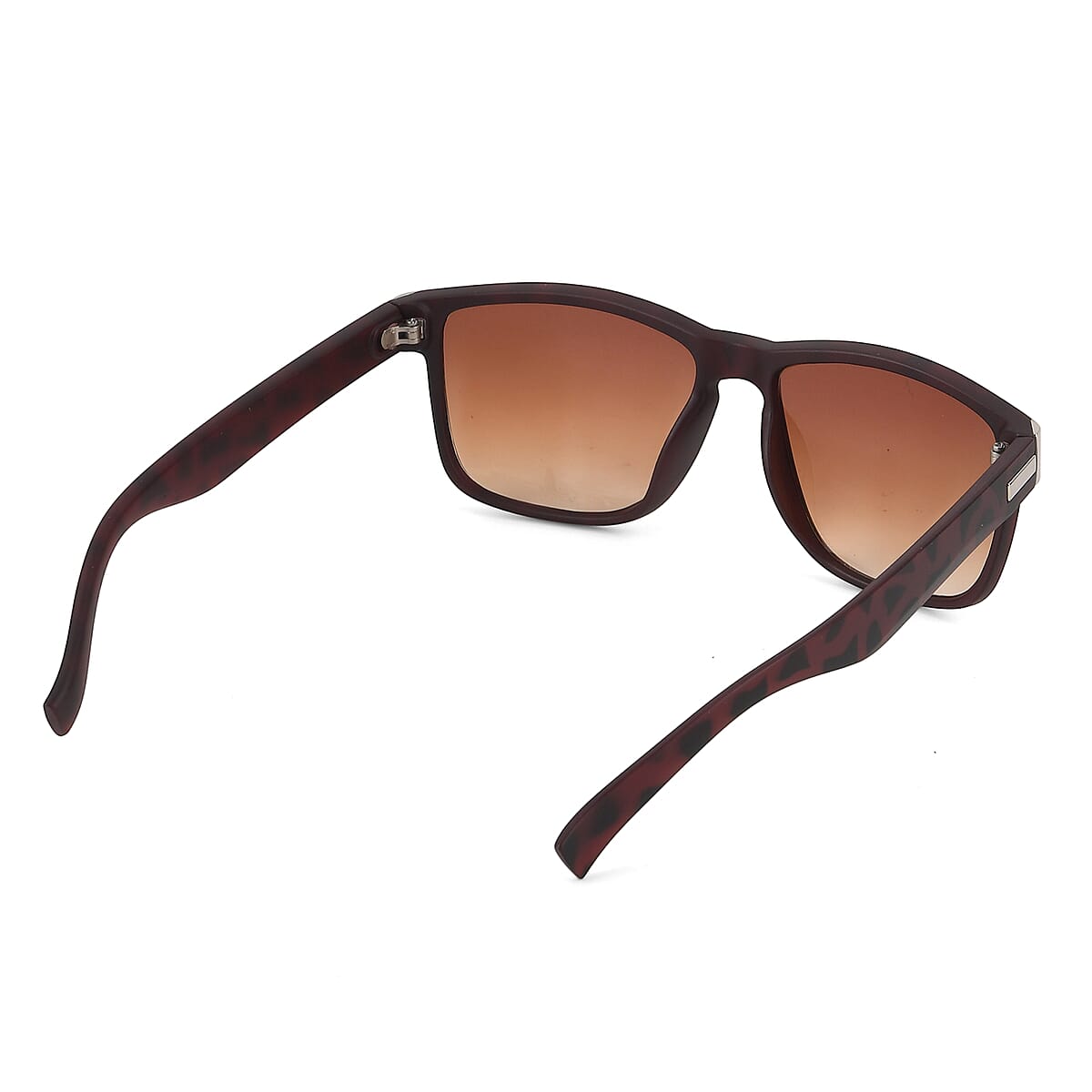 La Marey Leopard Orint UV400 Sunglasses and Star Design Resin Crystal Hat image number 5