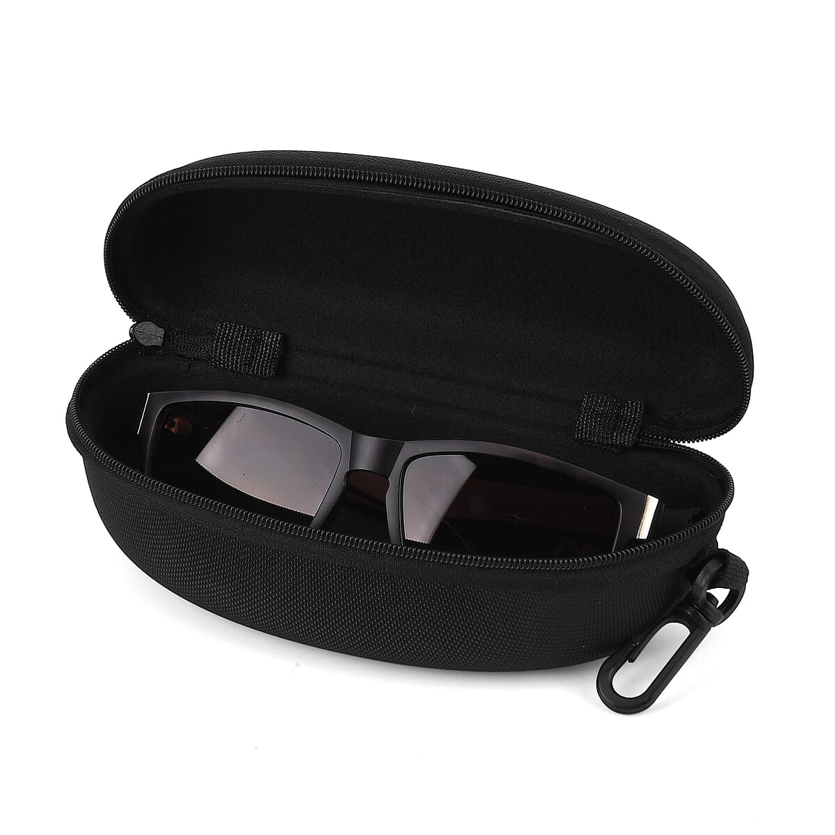 La Marey Leopard Orint UV400 Sunglasses and Star Design Resin Crystal Hat image number 6