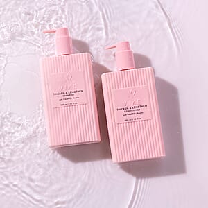Valentine Special VIKE Thicken & Lengthen Shampoo & Conditioner Bundle with VoluGRO + Keratin (10oz Each)