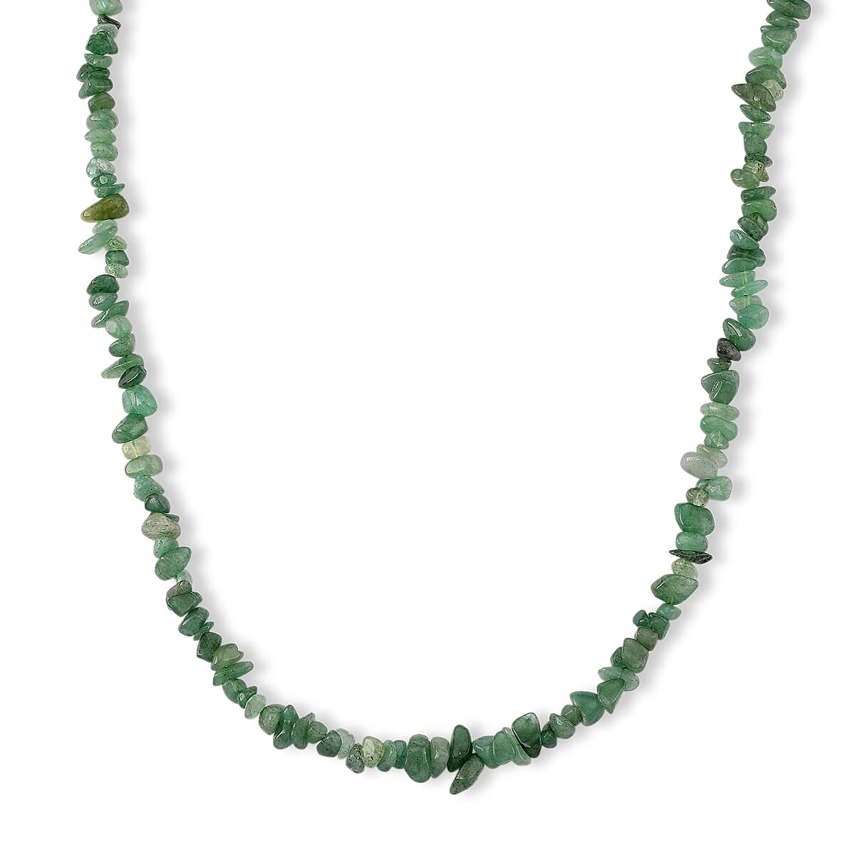 Multi Gemstone 1350.00 ctw Stretch Bracelet and Chips Necklace 32 Inches in Stainless Steel image number 2