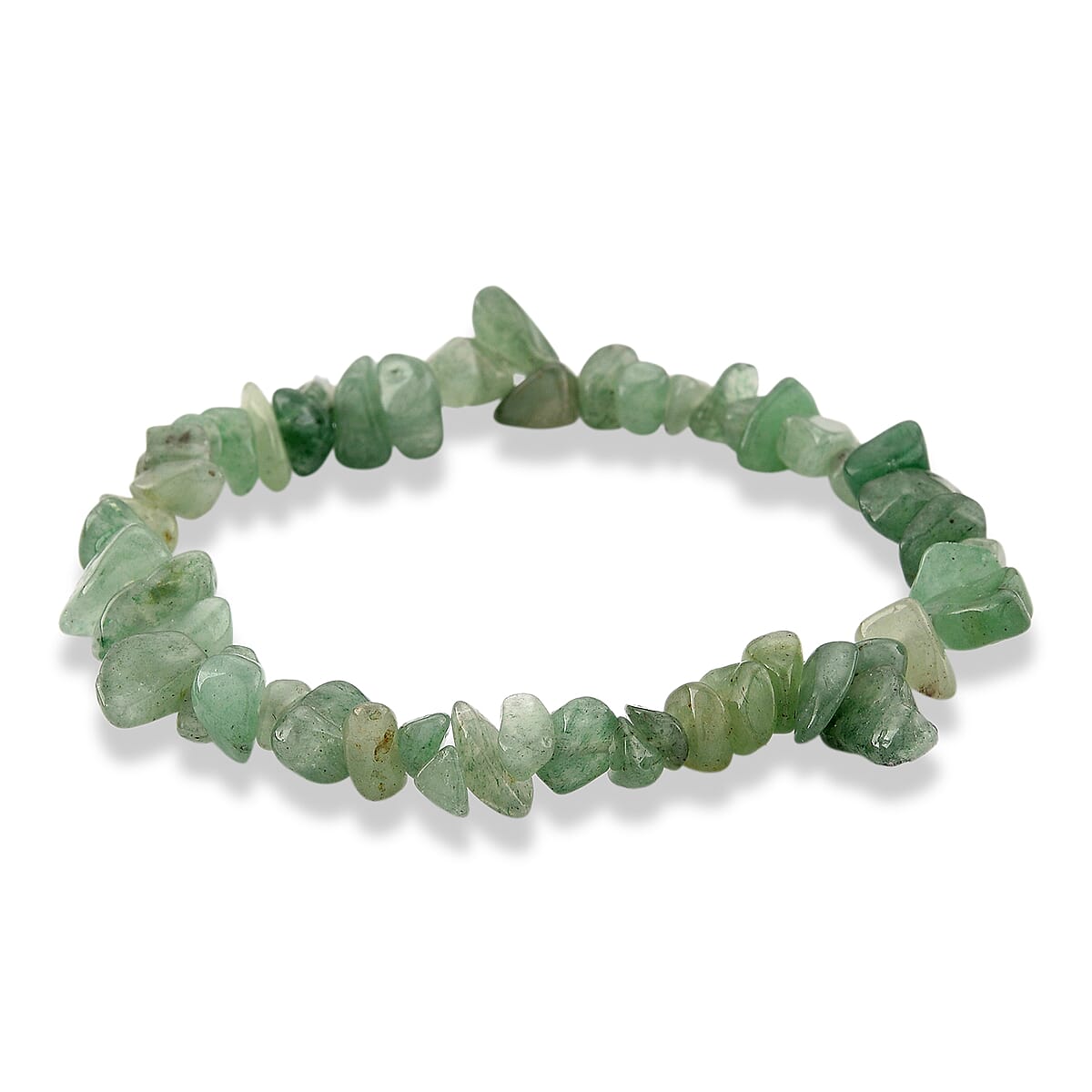 Multi Gemstone 1350.00 ctw Stretch Bracelet and Chips Necklace 32 Inches in Stainless Steel image number 3