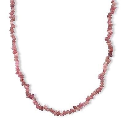 Green Aventurine, Rose Quartz and Amethyst Stretch Bracelet and Chips Necklace 32 Inches
