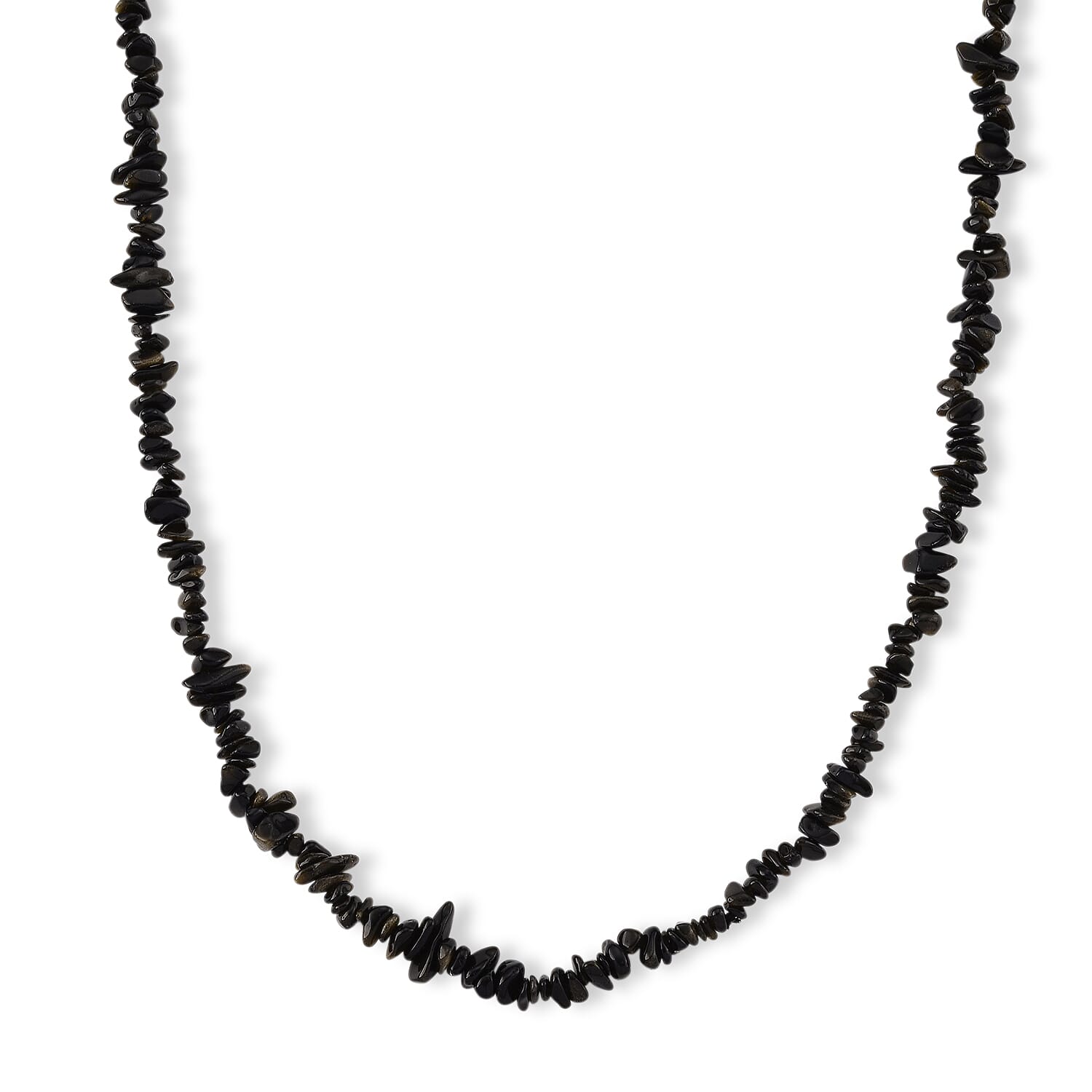 Golden Obsidian, Labradorite and White Moonstone Stretch Bracelet and Necklace
