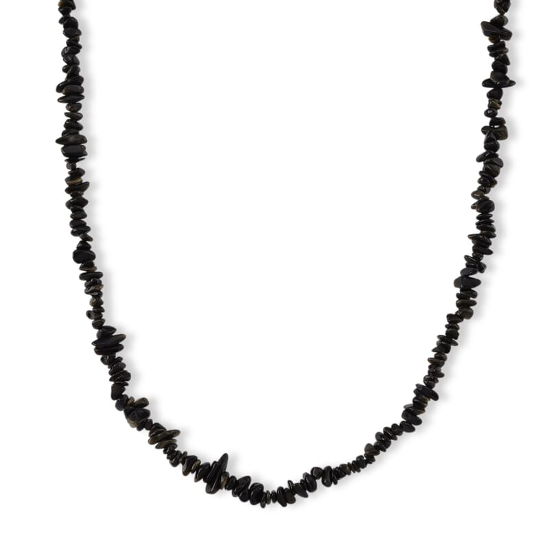 Golden Obsidian, Labradorite and White Moonstone Stretch Bracelet and Necklace