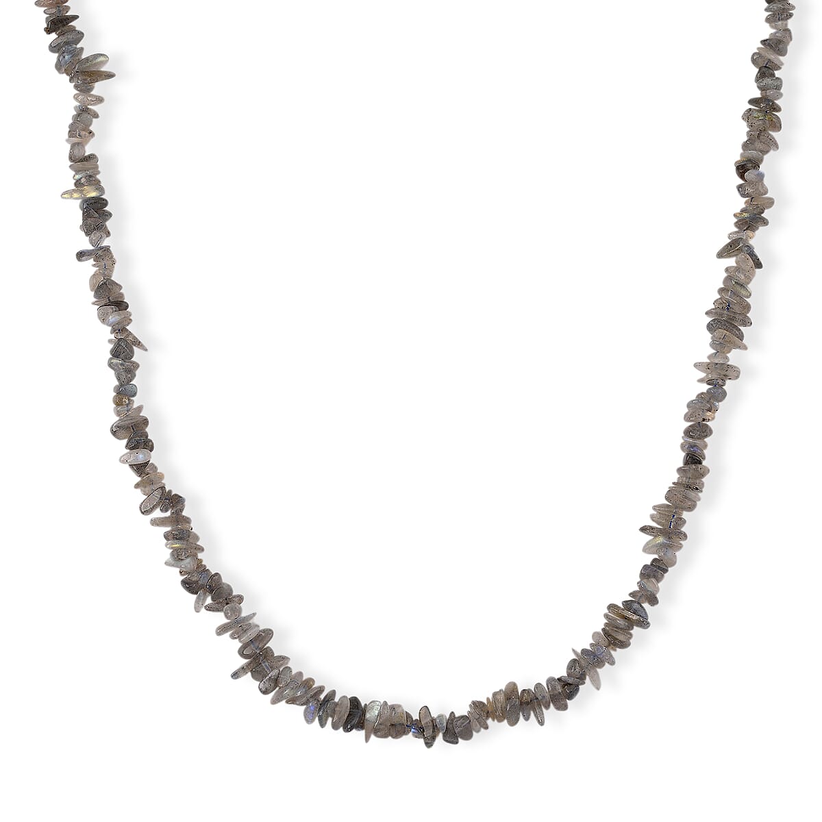 Multi Gemstone Stretch Bracelet and Necklace in Stainless Steel image number 6
