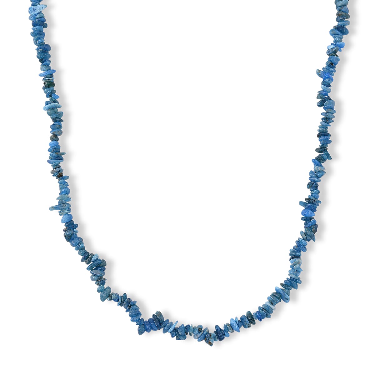 Multi Gemstone 1350.00 ctw Bracelet and Chips Necklace in Stainless Steel image number 6
