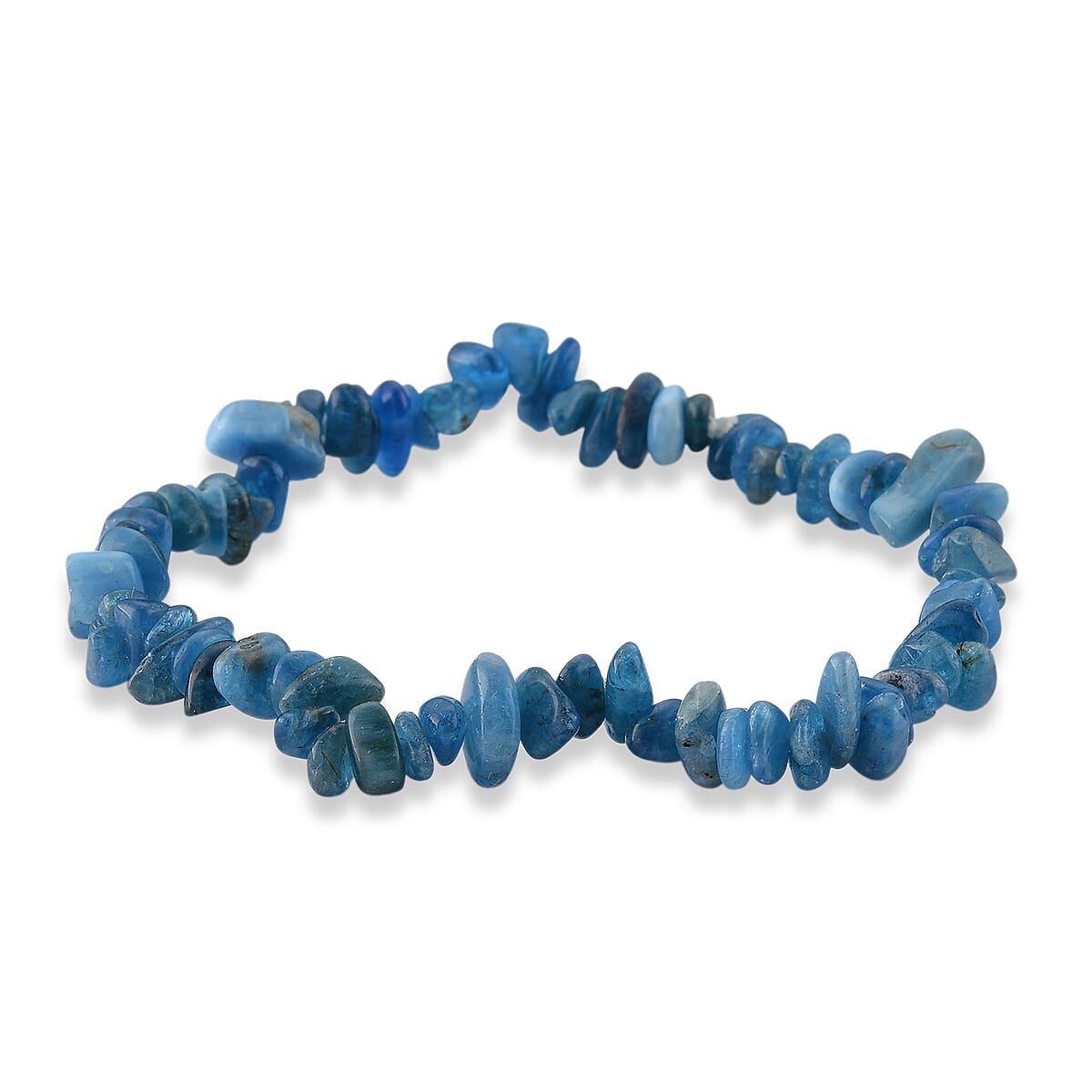 Multi Gemstone 1350.00 ctw Bracelet and Chips Necklace in Stainless Steel image number 7