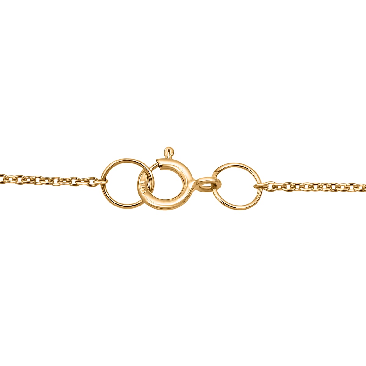 AAA Green Sapphire and Luxuriant Lab Grown Multi Diamond (IR) (SI) 3.25 ctw Garden Royale Pendant Necklace in 10K Yellow Gold 18 Inches image number 5