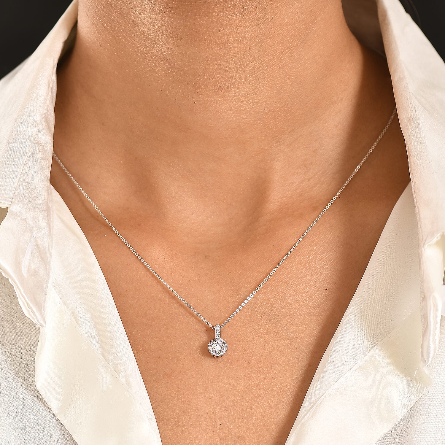 Rhodium Over Sterling Silver - Product card gallery slide 3 (9450089021695)
