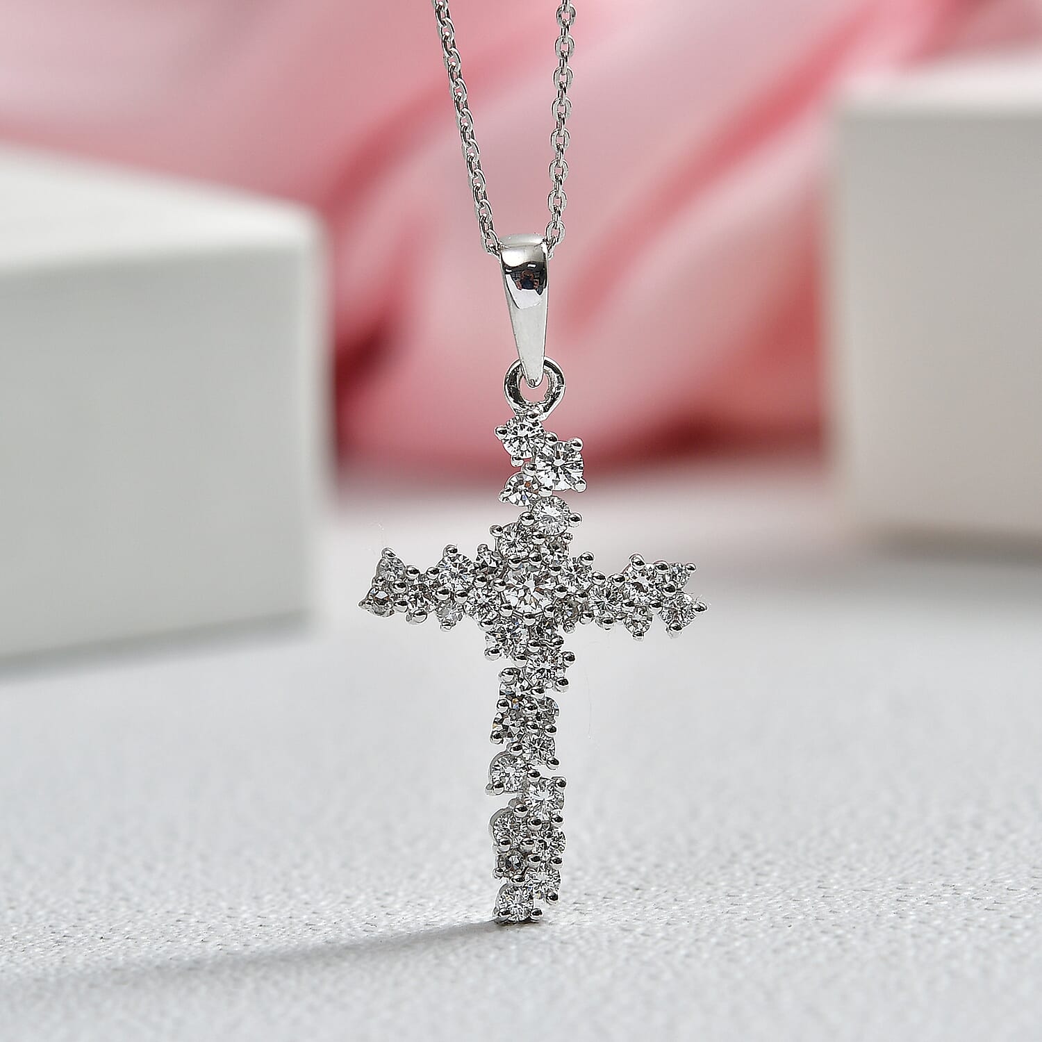 Rhodium Over Sterling Silver - Product card gallery slide 2 (9450087645439)