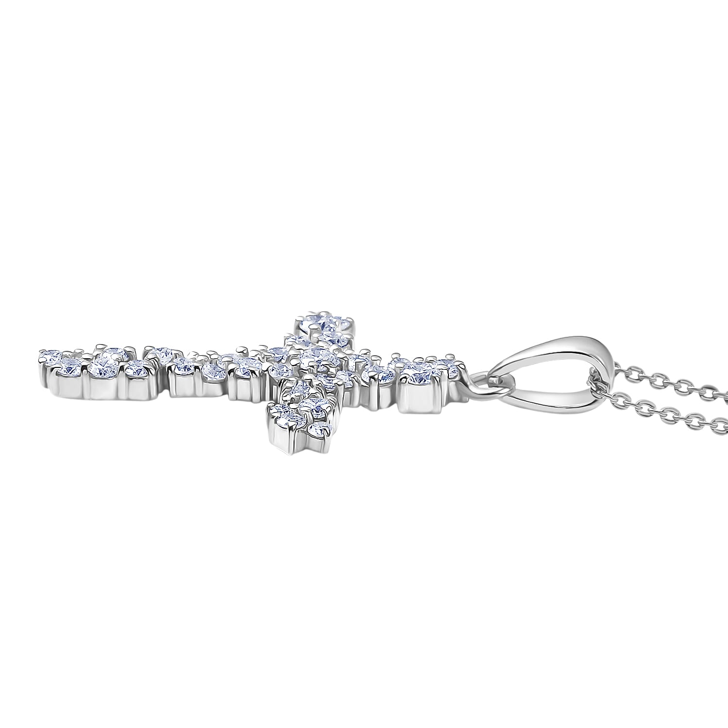 Rhodium Over Sterling Silver - Product card gallery slide 4 (9450087645439)