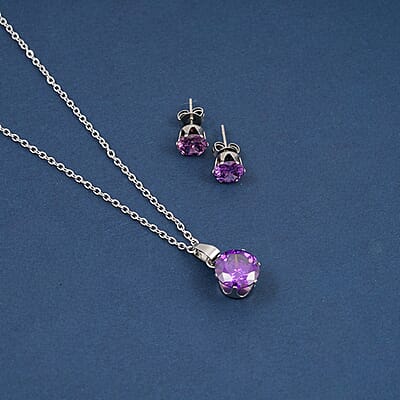 Purple Austrian Crystal - Product card gallery slide 2 (10176734921017)