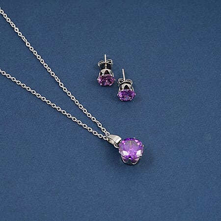 Purple Austrian Crystal - Product card gallery slide 2 (10176734921017)