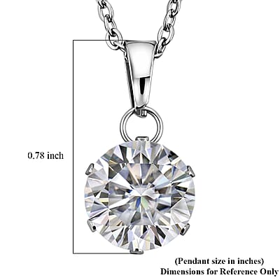 2 Piece Set - Austrian Crystal Solitaire Earrings and Pendant Necklace 18 Inches in Stainless Steel