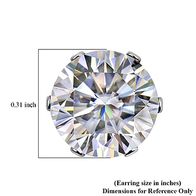 2 Piece Set - Austrian Crystal Solitaire Earrings and Pendant Necklace 18 Inches in Stainless Steel