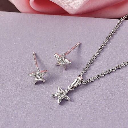 Rhodium Over Sterling Silver - Product card gallery slide 2 (10176735314233)